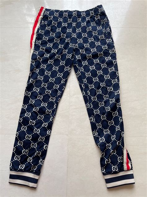 gucci sweatpants red|brand new Gucci sweatpants.